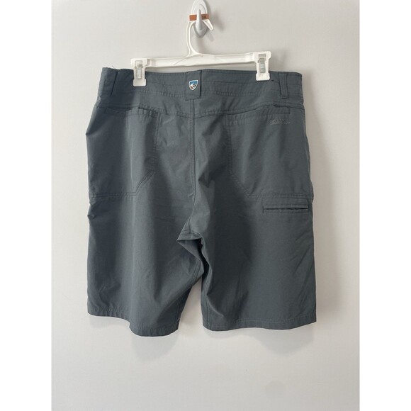 Kuhl Men’s Dark Gray Cargo Utility Shorts 7 Pockets Outdoor Hiking Camping 36 - Picture 6 of 13